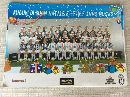 Juventus calcio cartolina - calcio,